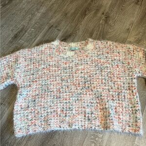 She + Sky Soft Multicolor Knit Sweater